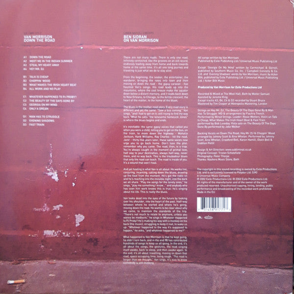 Master Release: Down The Road by Van Morrison