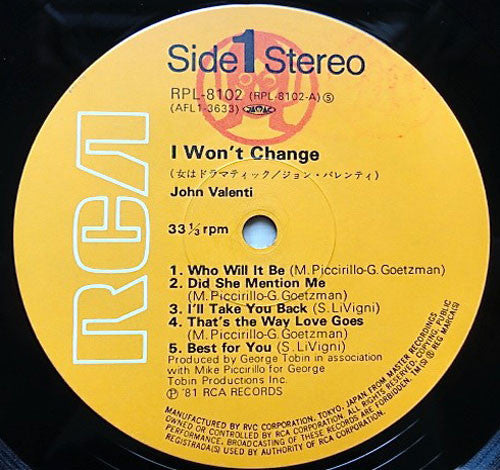 I Won't Change