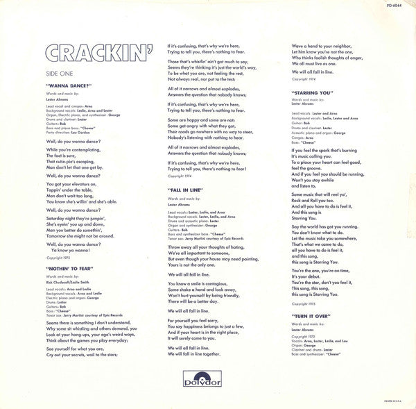 Crackin' - I