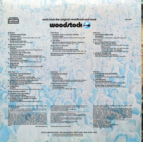 Master Release: Woodstock - Music From The Original Soundtrack And More by Various