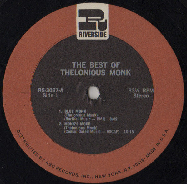 The Best Of Thelonious Monk
