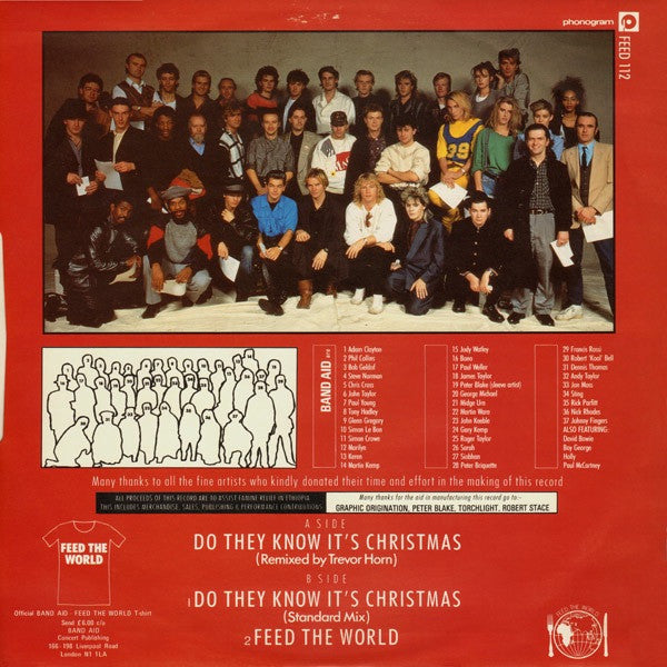 Release: Do They Know It's Christmas?-Vinyl-UK-1984-FEED 112-5148657