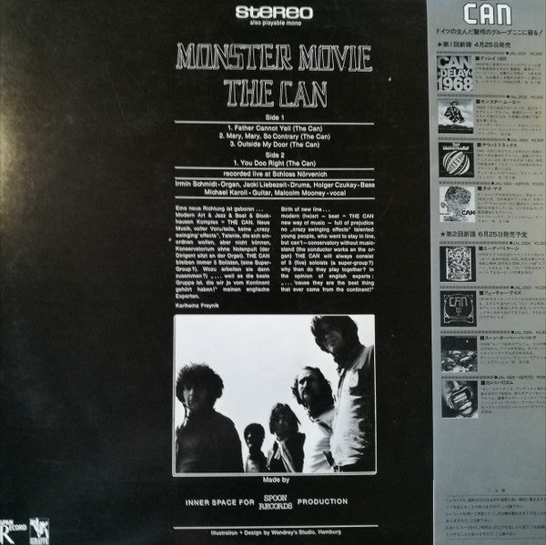 Release: Monster Movie (Made In A Castle With Better Equipment)-Vinyl-Japan-1983-JAL-2302, JAL-2302-4994866