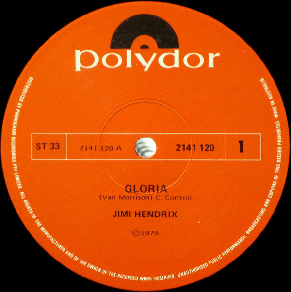 Master Release: Gloria by Jimi Hendrix