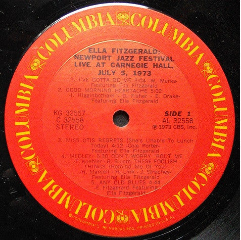 Newport Jazz Festival Live At Carnegie Hall,  July 5, 1973