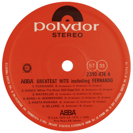 Greatest Hits Including Fernando