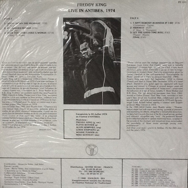 Master Release: Live In Antibes 1974 by Freddie King