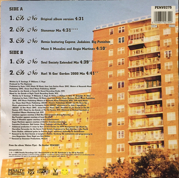 Release: Oh No-Vinyl-UK-1999-PENV 0275-1609547