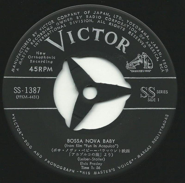 Master Release: Bossa Nova Baby / Witchcraft by Elvis Presley