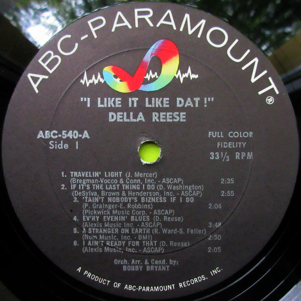 Master Release: I Like It Like Dat! by Della Reese
