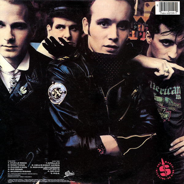 Master Release: Vive Le Rock by Adam Ant