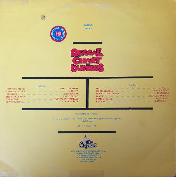 Master Release: Reggae Chartbusters by Various