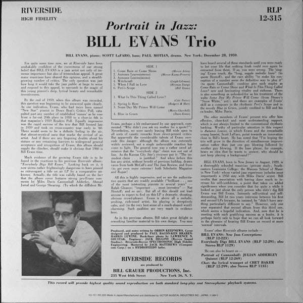 Portrait In Jazz