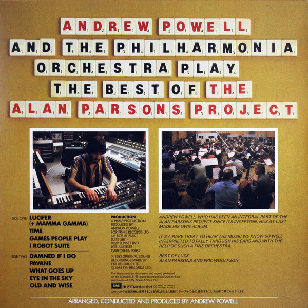 Master Release: Play The Best Of The Alan Parsons Project by Andrew Powell