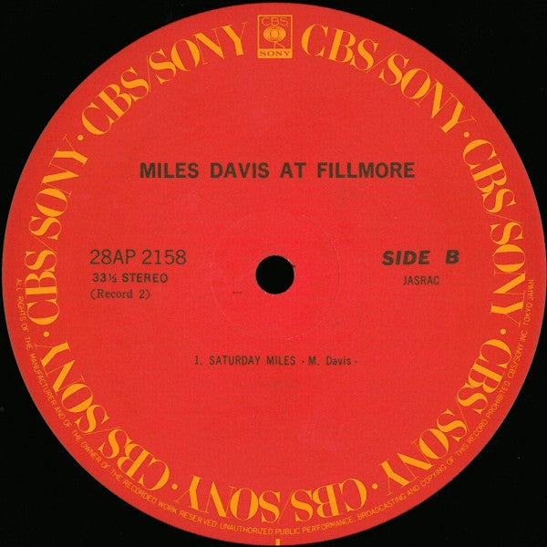 Miles Davis At Fillmore