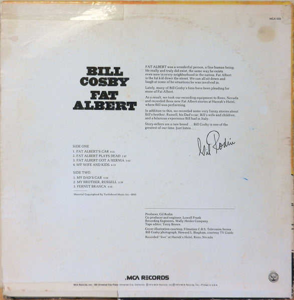 Release: Fat Albert-Vinyl-US-None-MCA-333-6943600
