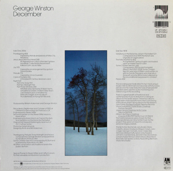 Release: December-Vinyl-Germany-None-371025-1, 371025-1-2507623