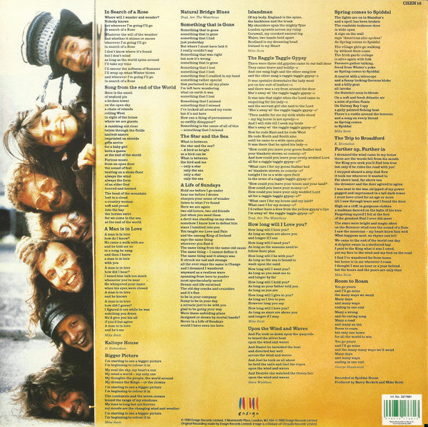 Release: Room To Roam-Vinyl-UK-1990-CHEN 16, 3217681-1480664