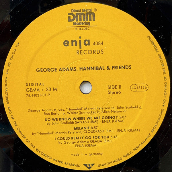 George Adams, Hannibal & Friends More Sightings