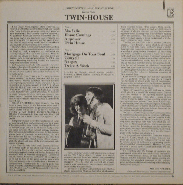 Master Release: Twin-House by Larry Coryell