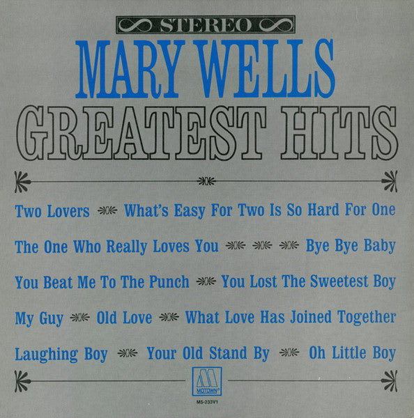 Master Release: Greatest Hits by Mary Wells