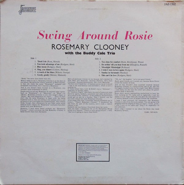 Release: Swing Around Rosie-Vinyl-UK-None-JAS 1502-4785706