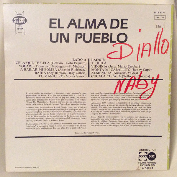 Master Release: "El Alma De Un Pueblo" by Cortijo Y Su Combo