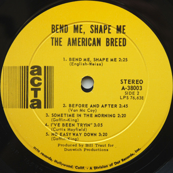Bend Me, Shape Me