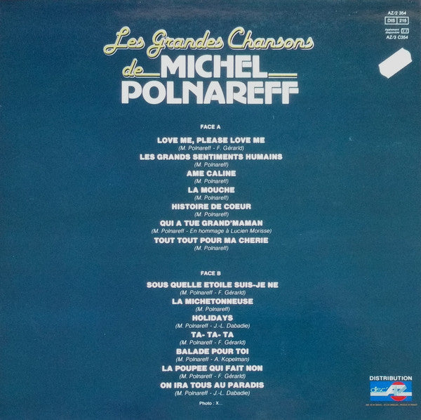 Master Release: Les Grandes Chansons De Michel Polnareff by Michel Polnareff