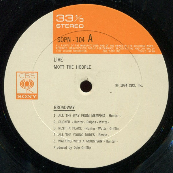 Mott The Hoople Live