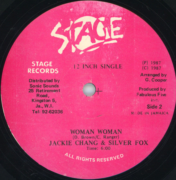 Release: A You Me Love / Woman Woman-Vinyl-Jamaica-1987-none-9942563