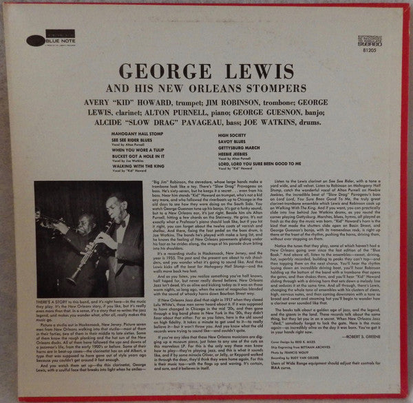 Release: George Lewis And His New Orleans Stompers (Volume 1)-Vinyl-US-1966-1205, BST 81205-8412613