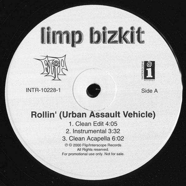Release: Rollin'-Vinyl-US-2000-INTR-10228-1, INTR-10228-1-1309417