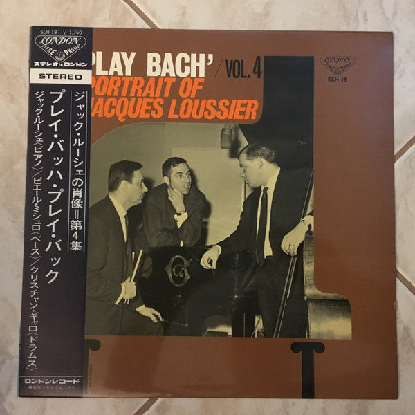 Release: ‘Play Bach’/Vol. 4 - Portrait of Jacques Loussier-Vinyl-Japan-1965-SLH-18-7906381