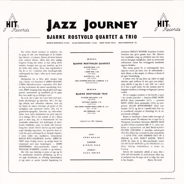 Master Release: Jazz Journey by Bjarne Rostvold Quartet