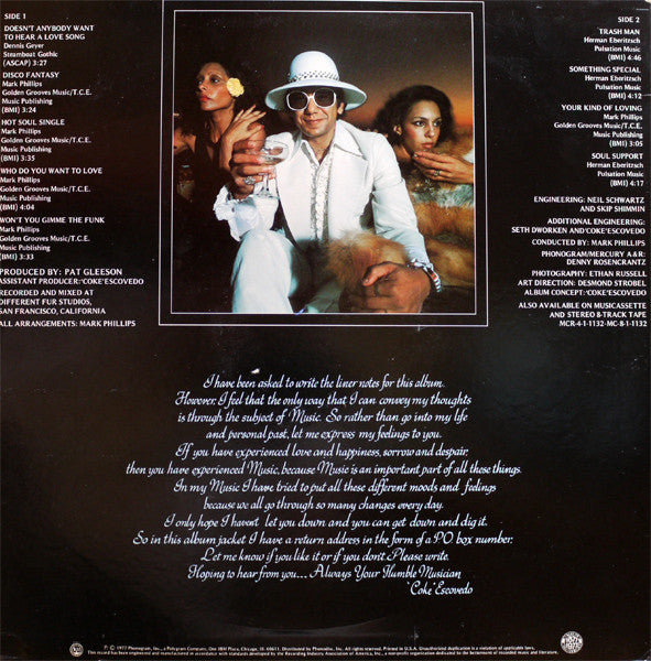 Master Release: Disco Fantasy by Coke Escovedo