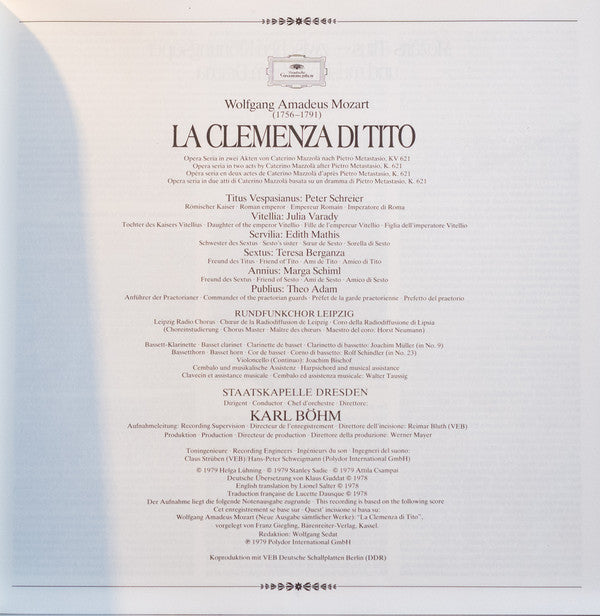 La Clemenza Di Tito