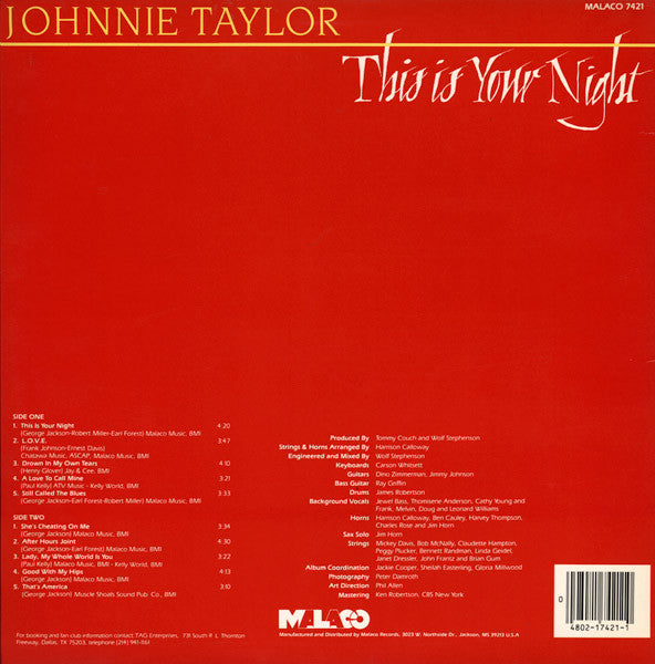 Release: This Is Your Night-Vinyl-US-1984-MALACO 7421, MAL 7421-3397495