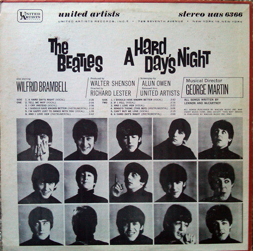 Release: A Hard Day's Night (Original Motion Picture Sound Track)-Vinyl-US-1977-UAS 6366-4051694