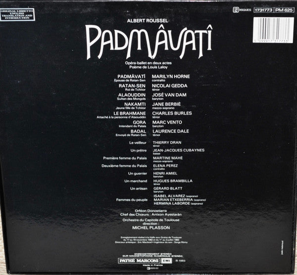 Release: Padmâvatî -Vinyl, Box Set-France-1983-1731773, 1731773-5788675