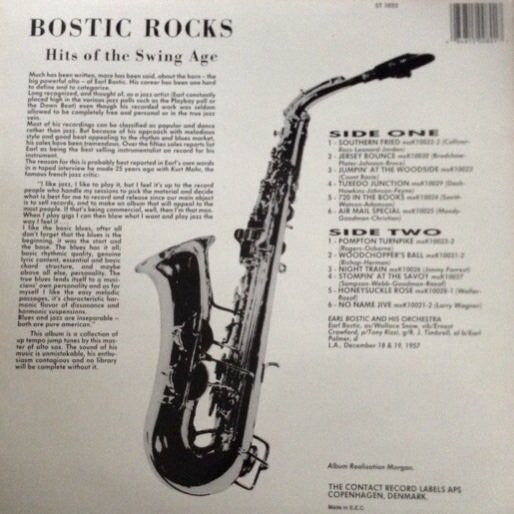 Bostic Rocks - Hits Of The Swing Age
