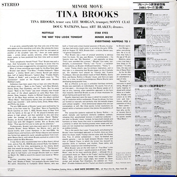 Master Release: Minor Move by Tina Brooks