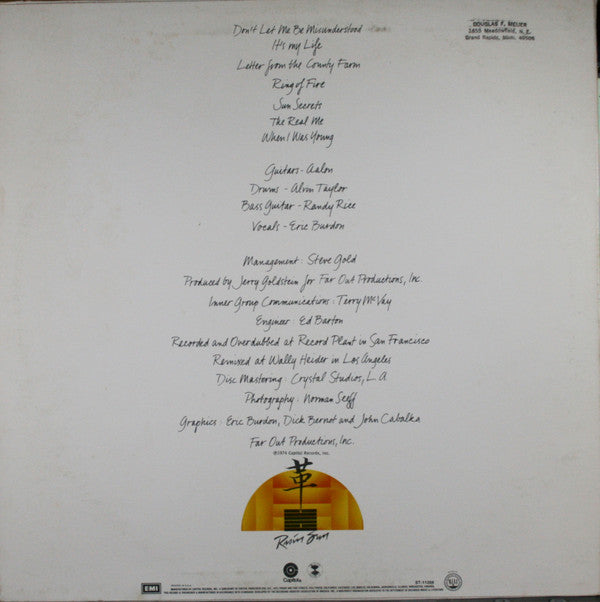 Release: Sun Secrets-Vinyl-US-1974-ST-11359, ST-11359-7143097