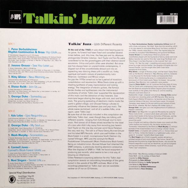 Master Release: Talkin' Jazz (Themes From The Black Forest) by Various