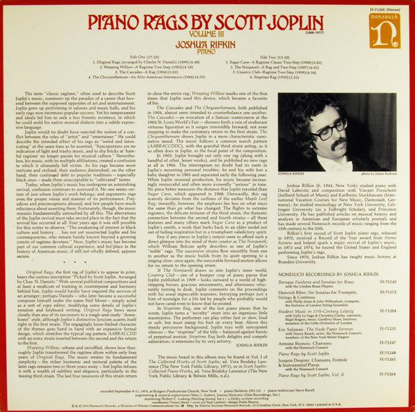 Piano Rags - Volume III