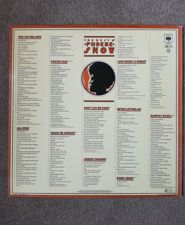 Release: The Best Of Phoebe Snow-Vinyl-UK-None-CBS 32643-7484952