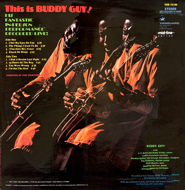 Release: This Is Buddy Guy!-Vinyl-US-1987-VSD-79290-2099381
