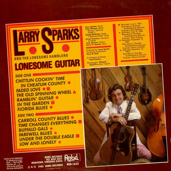 Master Release: Lonesome Guitar by Larry Sparks And The Lonesome Ramblers