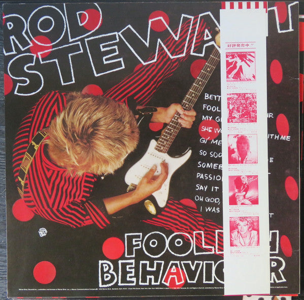 Release: Foolish Behaviour-Vinyl-Japan-1980-P-10930W-9695485