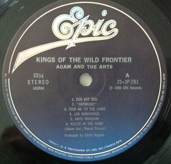 Release: Kings Of The Wild Frontier-Vinyl-Japan-1981-25·3P-281-2416088